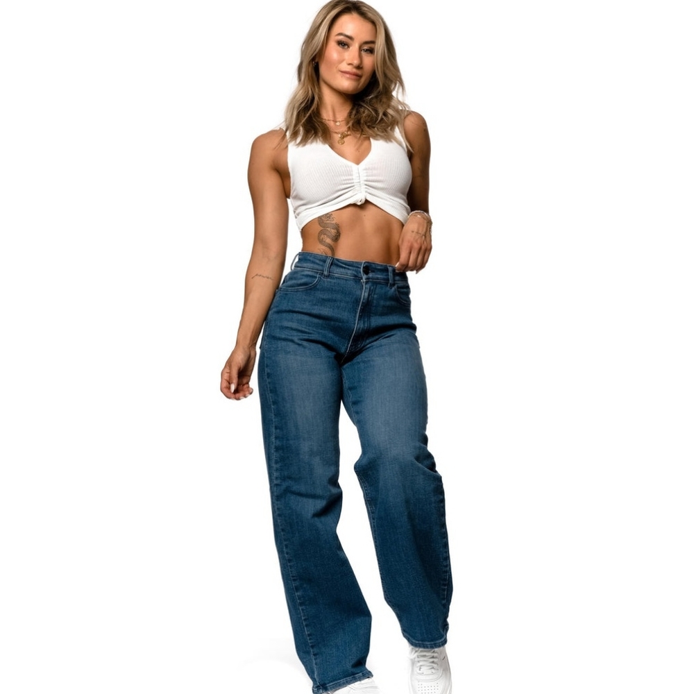 Fitjeans Women's Traditional Baggy in Azure Blue